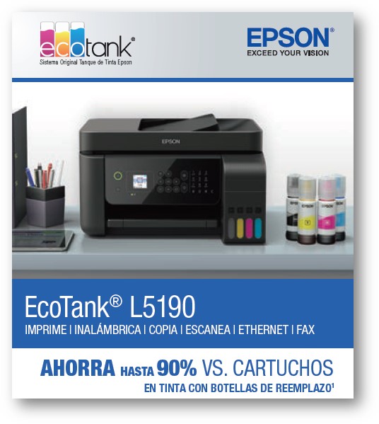 IMPRESORA MULTIFUNCIONAL EPSON ECOTANK L5190 – OP Sistemas